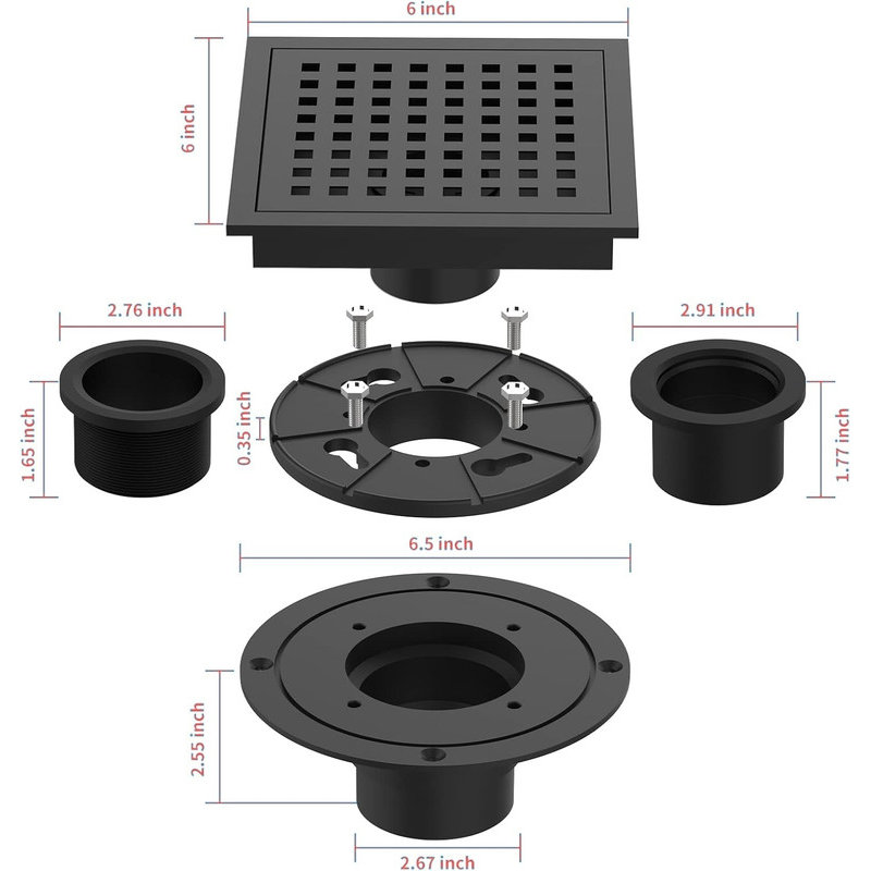 Square Shower Floor Drain