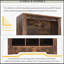Console stylisée à 30 casiers, armoire à chaussures contemporaine avec plusieurs capacités de rangement, armoire haute autoportante pour le couloir et la chambre à coucher-718018526