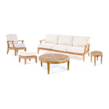 Lagos Outdoor 5 - Piece Teak Conversation Set