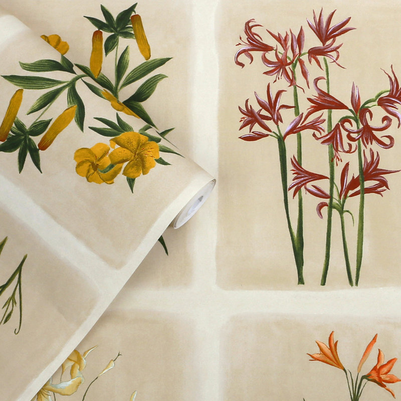 Laura Ashley Pershore Postcards Line Wallpaper
