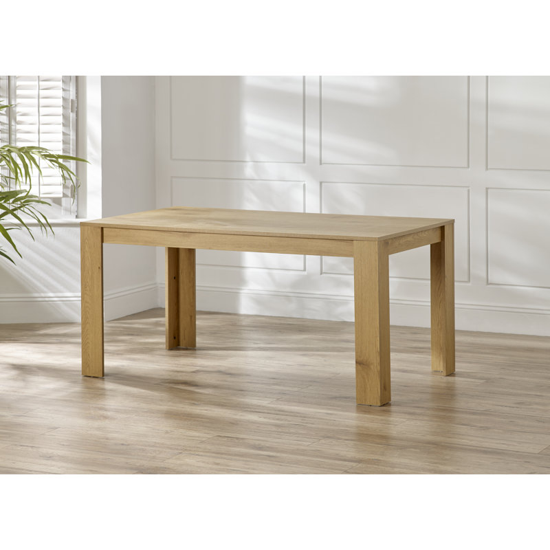 Hanswilhelm Rectangular Restaurant Table, Oak
