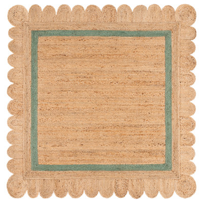 Inaki Hand-Woven Geometric Jute Rug