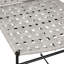 Ezra Powder Coated Iron and Flat Weaved Rope Outdoor Dining Chair