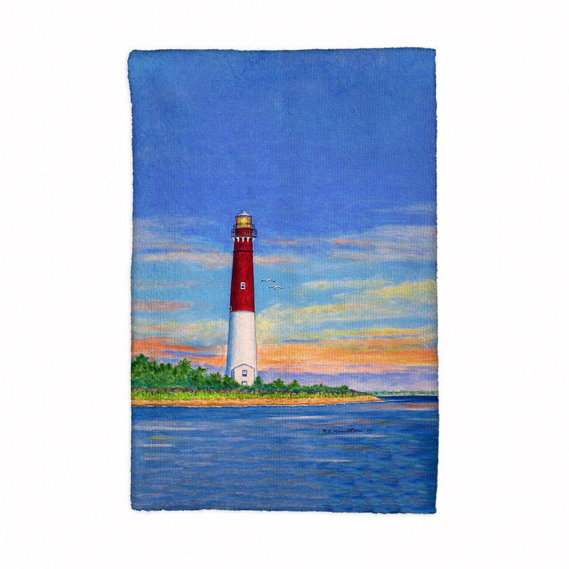 Serviette de thé à phare barnegat