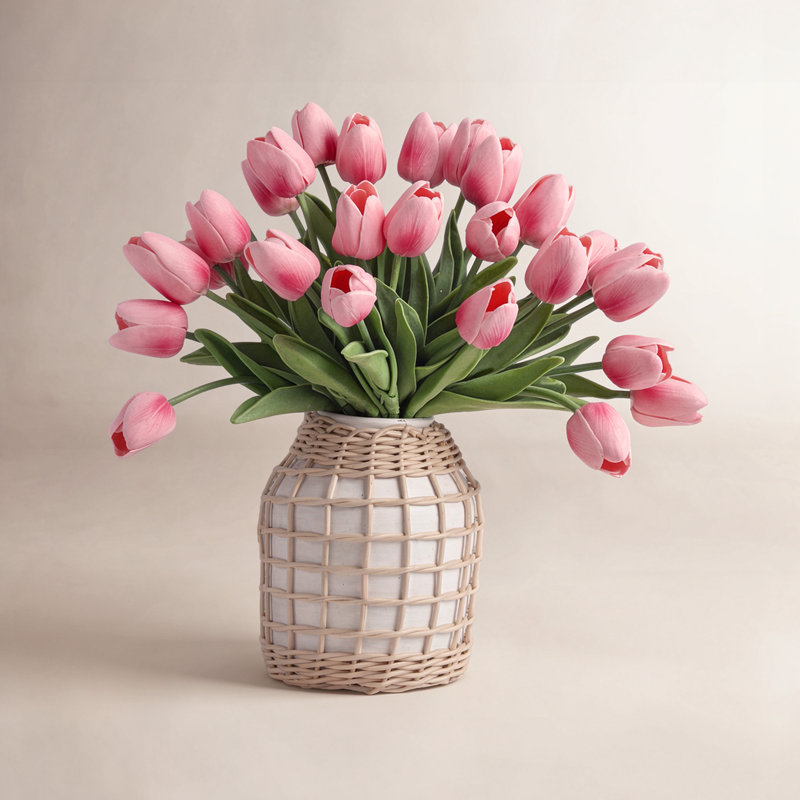 Ensemble de tulipes 13 po Eva, Rose