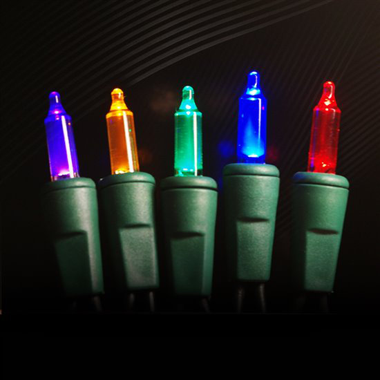 Guirlande de 50 lumières, Multicolore