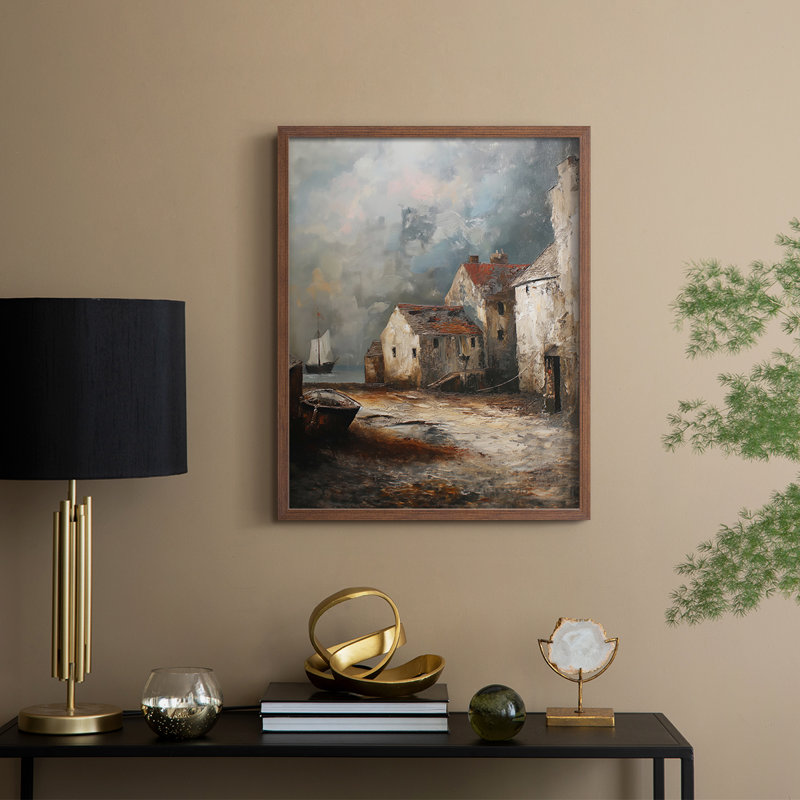 «LANDSCAPES Series CCXCVII», H 15 po x l 12 po, Noyer
