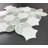 Water Jet - Marble Daisy Flower Pattern Mosaic Wall & Floor Tile-105790886
