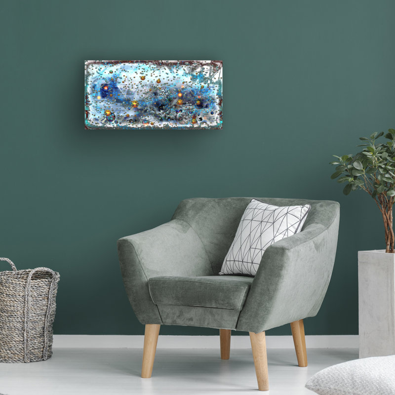 «Christmas Time 5» par RUNA - impression sur toile tendue, H 16 po x l 32 po