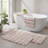 Tufted Pearl Channel Blush 1500 GSM Textured 21x34'' Bath Rug-1330891314-1330891318