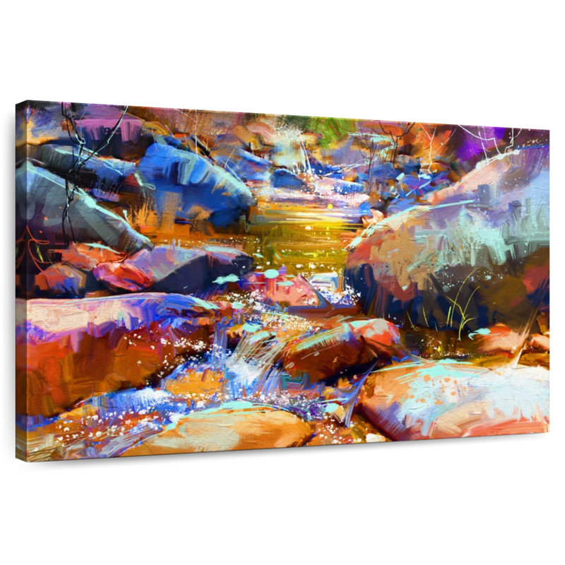 Avery Vibrant Wilderness Stream, 8" H x 12" W