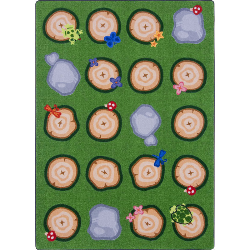 Tapis Stumped by Joy Carpets, Rectangle 5 pi 4 po x 7 pi 8 po