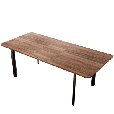 Extendable Metal Base Dining Table