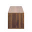 Armoire de rangement empilable - montée, 27,5 * 13,89 * 14,44 pouces, idéale pour l'organisation à la maison, les livres de magasin, les vêtements, les cadres, les souvenirs, l'abat-jour en noyer, le panneau de particules et la fixation