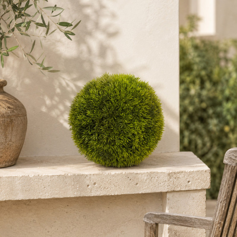 Faux Foliage Topiary Green Artificial Foliage Ball