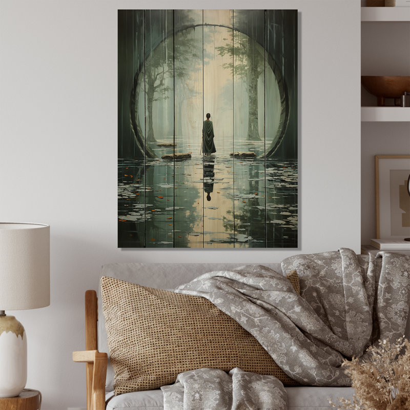 «Hinduisim Divine Journey I» sur impression sur bois, H 32 po x l 24 po x P 0,78 po