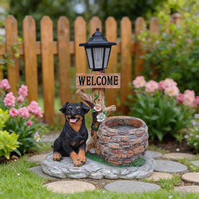 Statue d'extérieur Puppy Dog