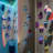 Floating Shoe Display Rack 6-Piece Set With Lights, Glowing Colour Changing Wall Rack