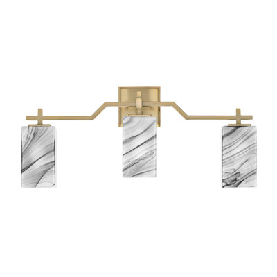 Barre d'éclairage de salle de bain 3 lumières Corbin