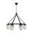 6 - Light Outdoor Chandelier