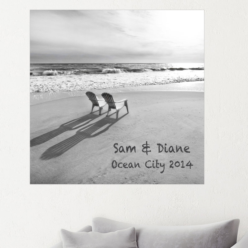 Décalcomanie murale summer love personnalisé, H 20 po x l 20 po, Oui