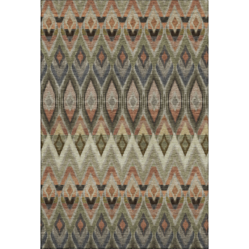 Premium Machine Washable Cerrito Taupe Rug, Rectangle 9' x 12'