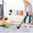 Area Rug 2'6''x10' Runner, Low-pile Washable For Bedroom, Kitchen - Gray Runner Rug, Non-shedding Living Room