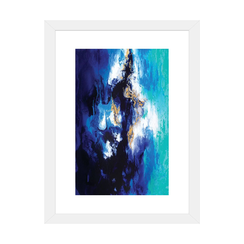 Chanson de la mer par Spell rebond Fine Art - reproduction d'art, 32" H x 24" W x1" D, White Paper, Blanc