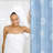 Uriel 72x72 Blue Shower Curtain