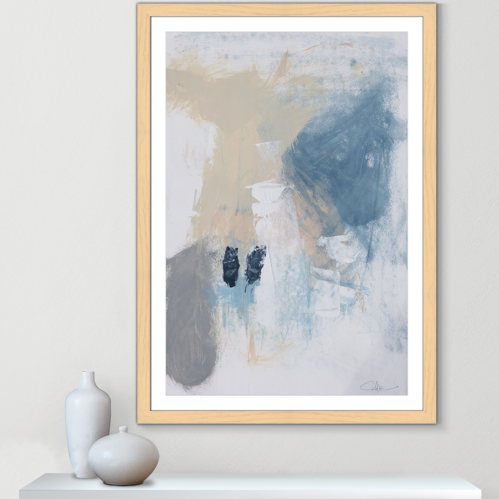 Coastal Carnival II Print by Casa Fine Arts, White, Natural Single Picture Framed Paper, 49" H x 35" W x 1.25" D