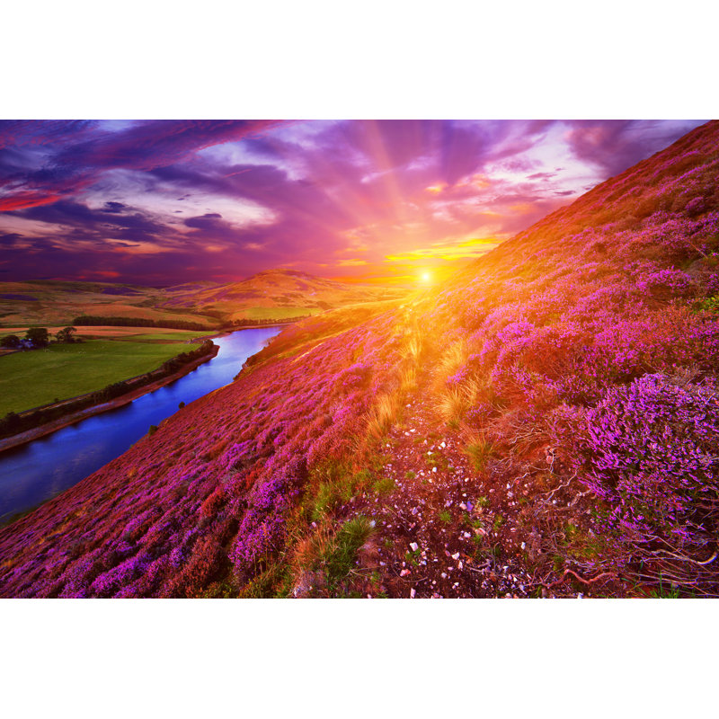 Beautiful Landscape Of Scottish Nature - Wrapped Canvas Print, 30cm H x 46cm W x 3.8cm D