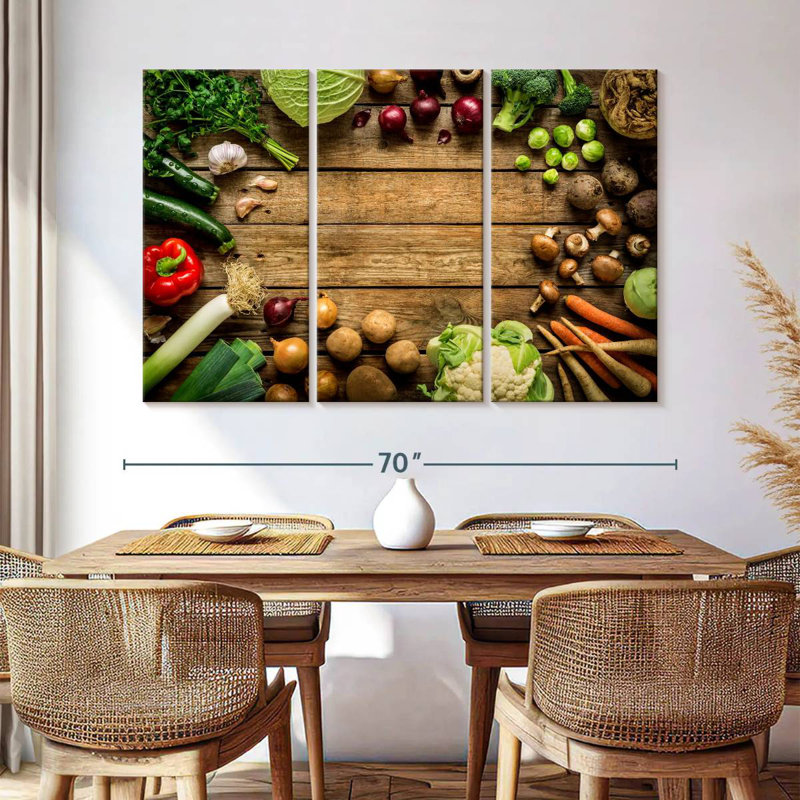 Yarlin Vegetable Feast, 42" H x 65" W