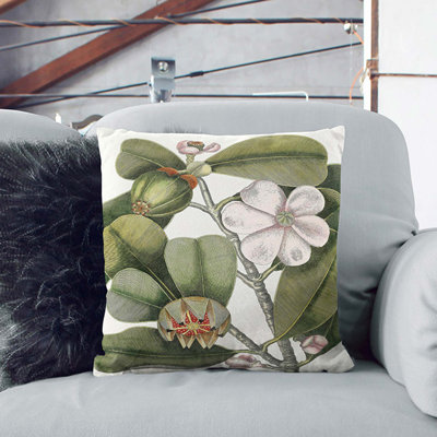 Floral Square Throw Cushion