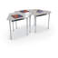 Bureau d'écolier en plastique dur à hauteur réglable réglable Astute Monroe-112680509