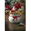 Spode Christmas Tree Santa Candy Bowl 7.75"