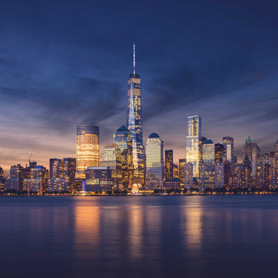 New York City Sunset - photographie sur toile tendue