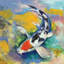 «Tancho Sanke Koi», reproduction d'art sur toile-20927214-73197993-73197995