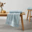 Serviette de bain en coton moelleux Dobby