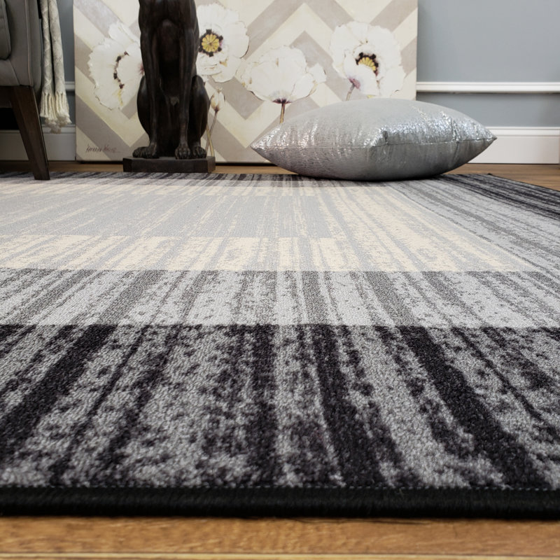 Zlatkus Striped Indoor Rug, Runner 2'8" x 9'10"