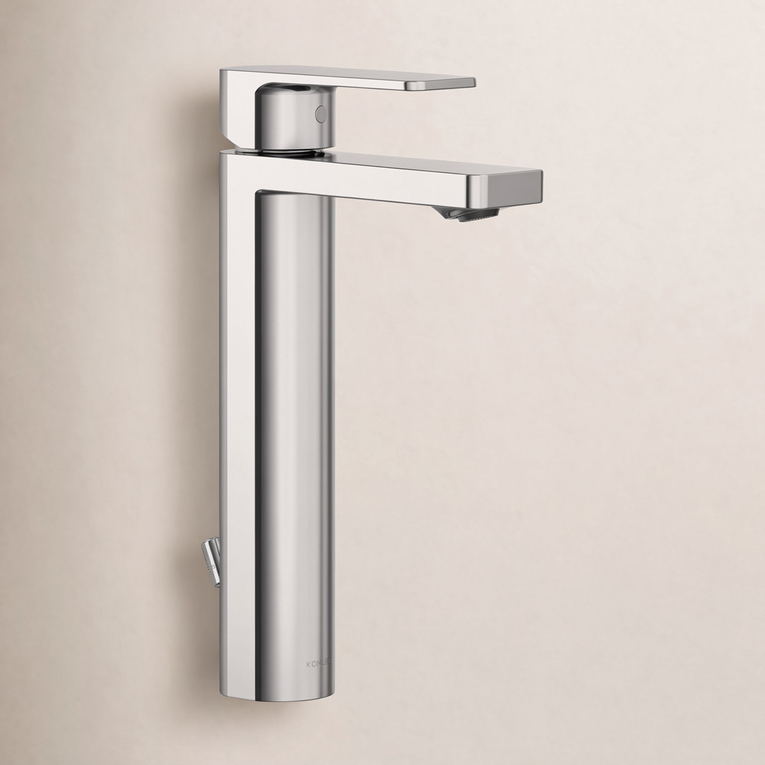 Parallel Tall Single-Handle Bathroom Faucet, Polished Chrome, 1