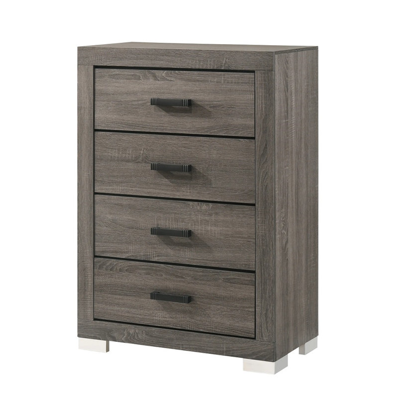 Commode 5 tiroirs pour chambre Gabil