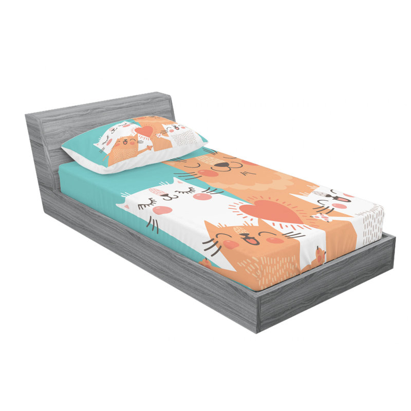 Microfiber Sheet Set, Twin XL Sheet Set with Fitted Sheet