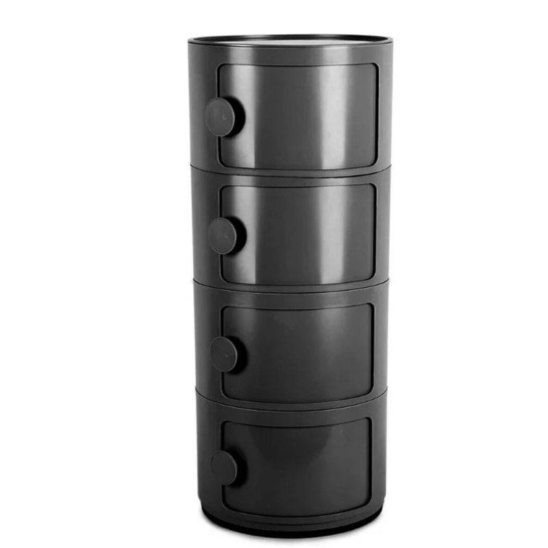 Castle Plastic Storage, Black