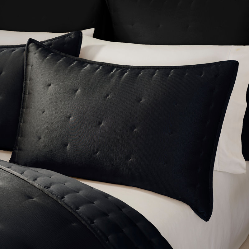 Donna Karan Home Hammered Silk Pillow Sham, King Sham