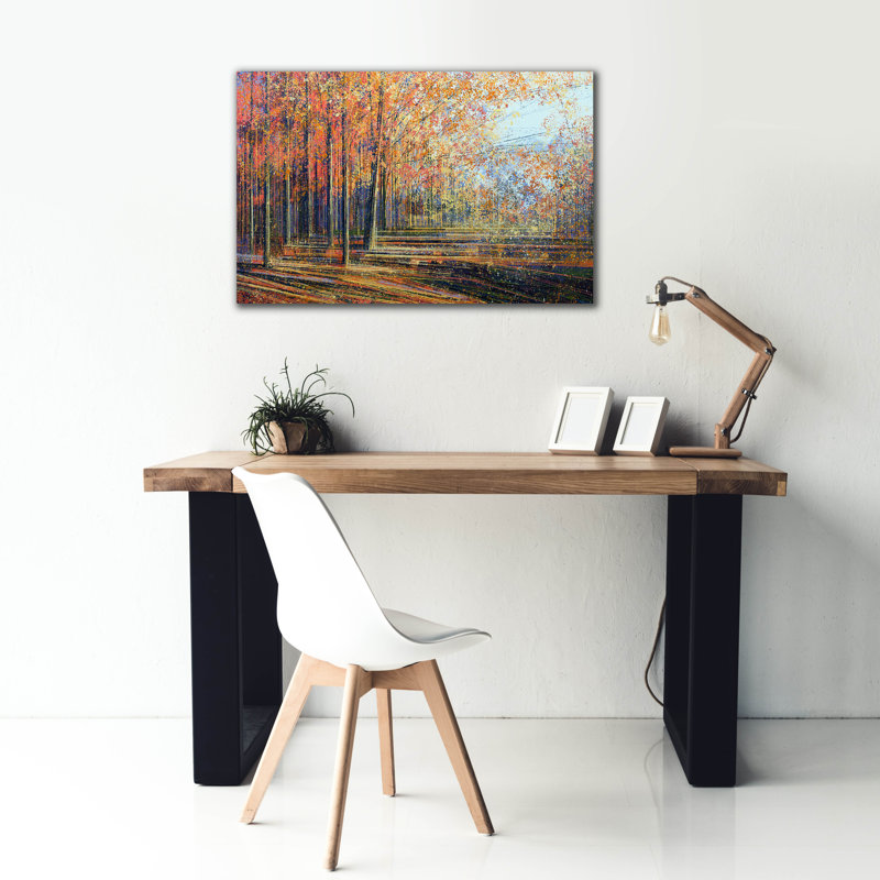 «Forest In Autumn» par Marc Todd, art mural sur toile, 40 po x 26 po