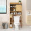 Armoire de rangement au-dessus de la toilette
