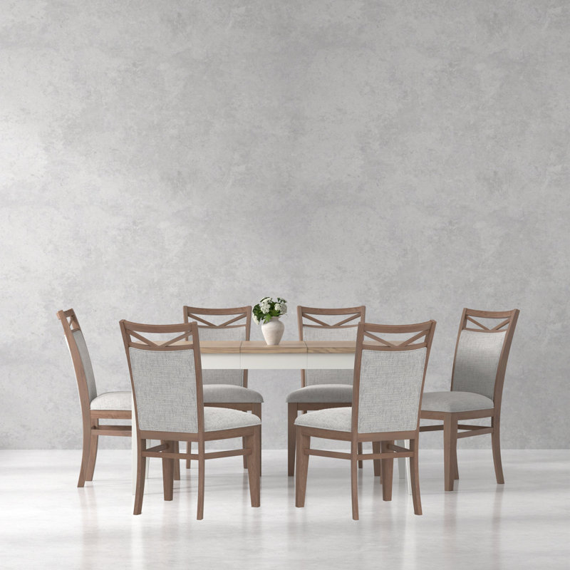 Bankhead 6 - Person Extendable Four Leg Dining Set