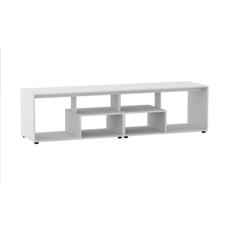 Sester Solid Wood Coffee Table with Storage, White