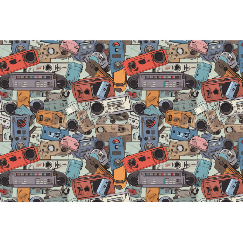 Retro Boombox Comforter, King Comforter