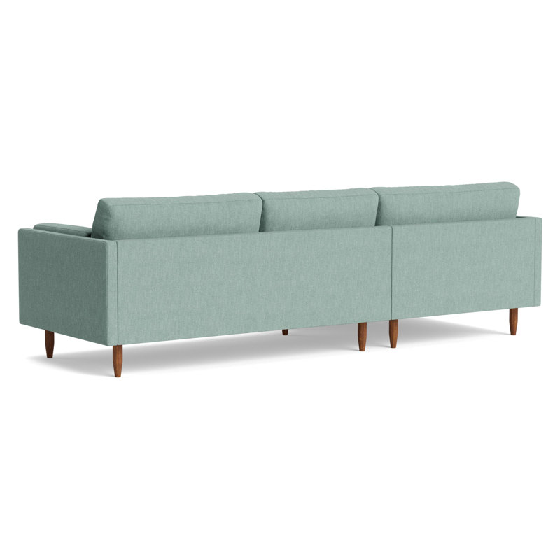 Skinny Fat Chaise Sectional, Left Hand Facing, Performance Weave - Spa